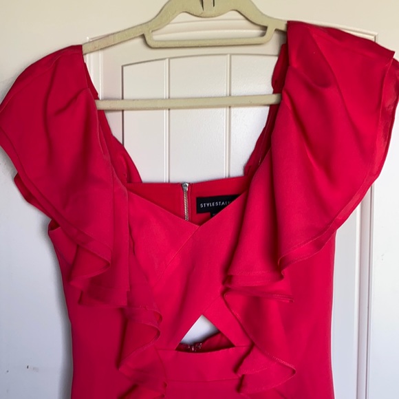 Stylestalker Ruffle Cocktail Dress - Picture 1 of 11